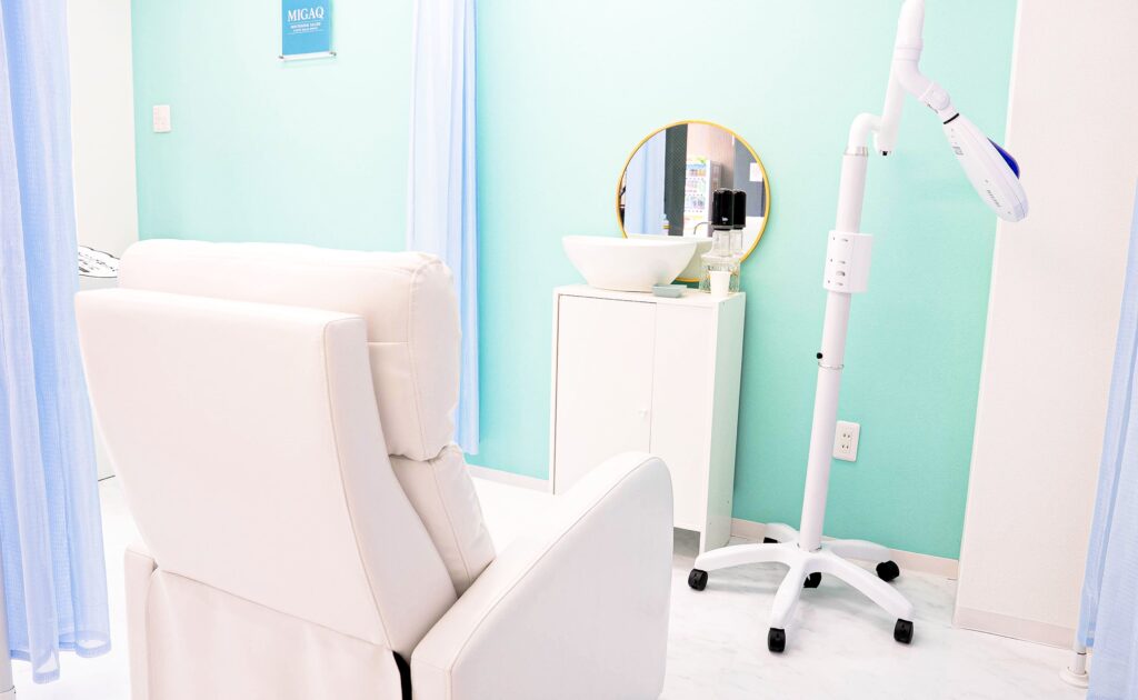 MIGAQの施術室